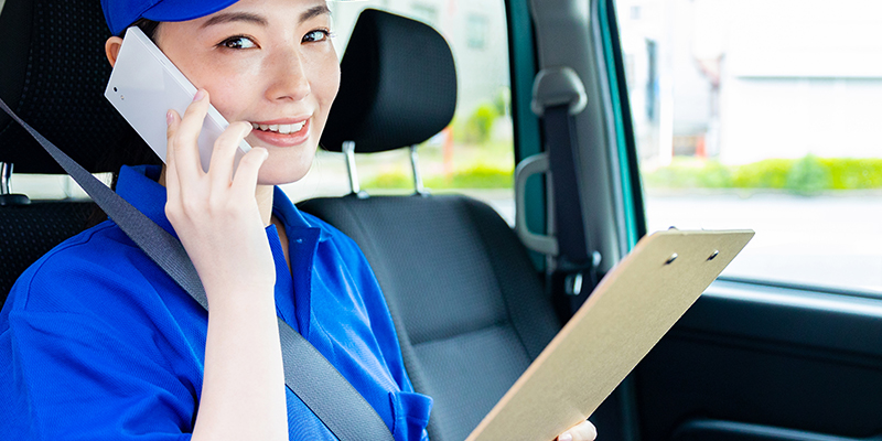 夕方の再配達・配送